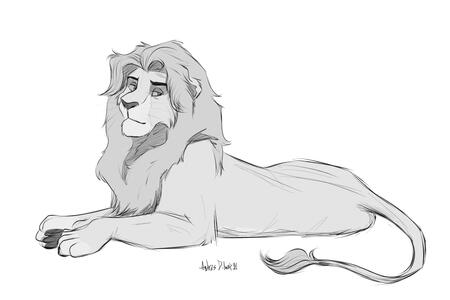 A single b/w full height character sketch. A single b/w full height character sketch.