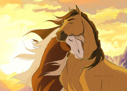 Two heads to shoulders on a simple background.